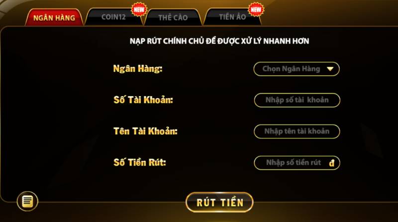 Các Phương Thức Rút Tiền Được Hỗ Trợ Tại Go88