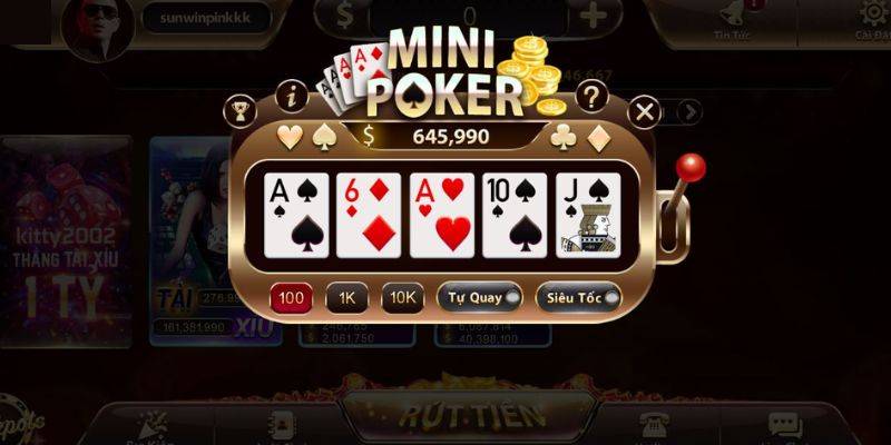 Mini Poker có thực sự chỉ dựa vào may mắn?