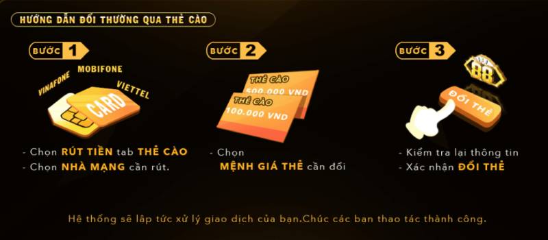 Rút Tiền Bằng Thẻ Cào